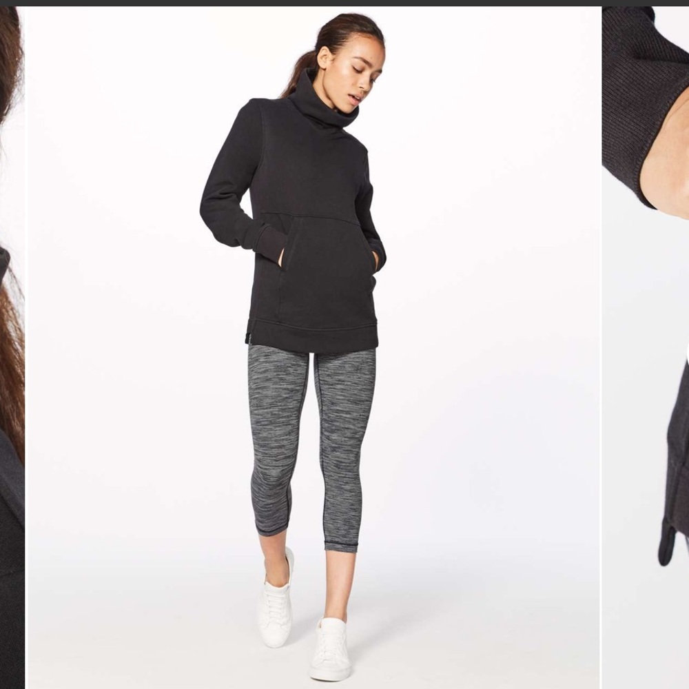 Lululemon press pause pullover black